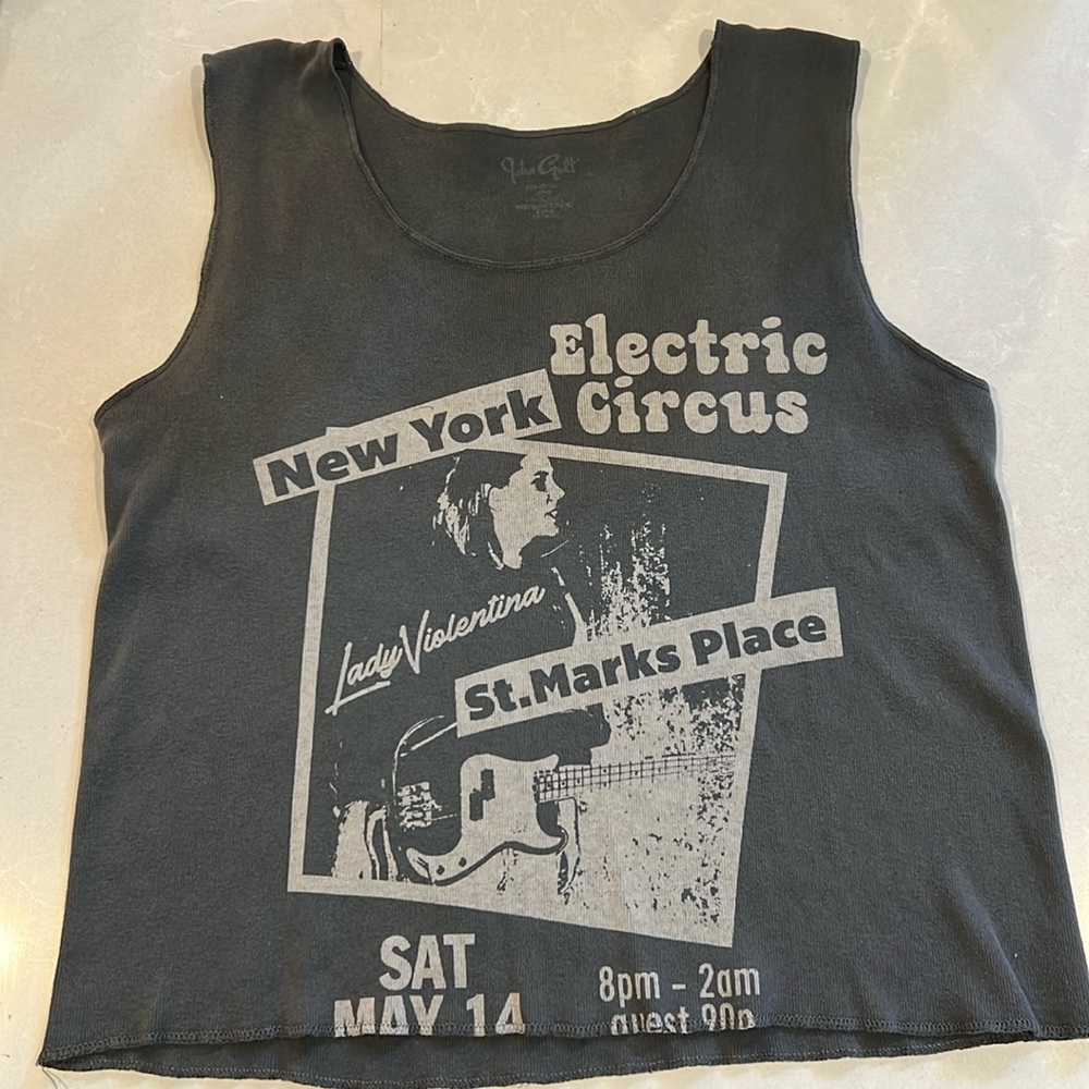 Brandy Meville Vintage Inspired Rock Tank O/S